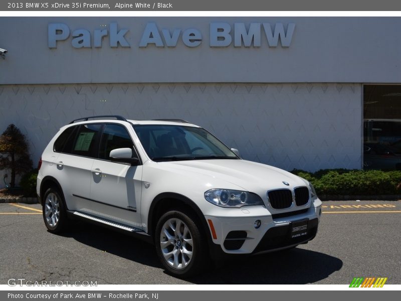 Alpine White / Black 2013 BMW X5 xDrive 35i Premium