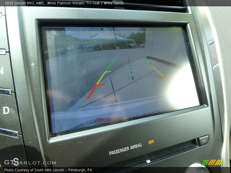 White Platinum Metallic Tri-coat / White Sands 2015 Lincoln MKC AWD