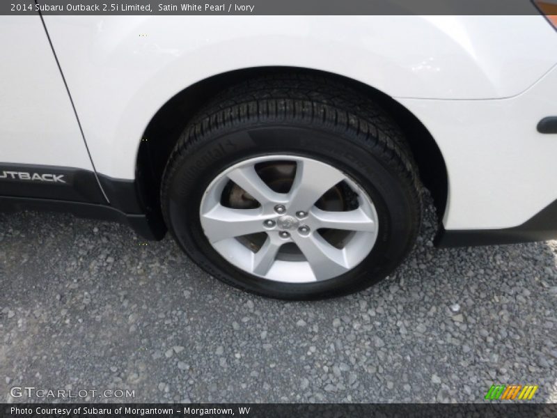 Satin White Pearl / Ivory 2014 Subaru Outback 2.5i Limited