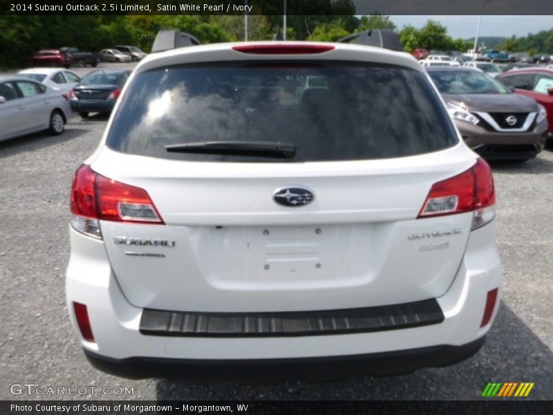 Satin White Pearl / Ivory 2014 Subaru Outback 2.5i Limited
