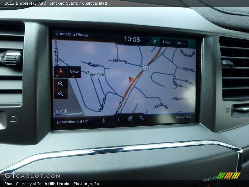 Smoked Quartz / Charcoal Black 2013 Lincoln MKS AWD