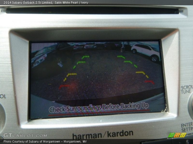 Satin White Pearl / Ivory 2014 Subaru Outback 2.5i Limited