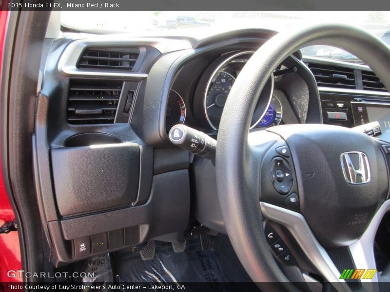 Milano Red / Black 2015 Honda Fit EX