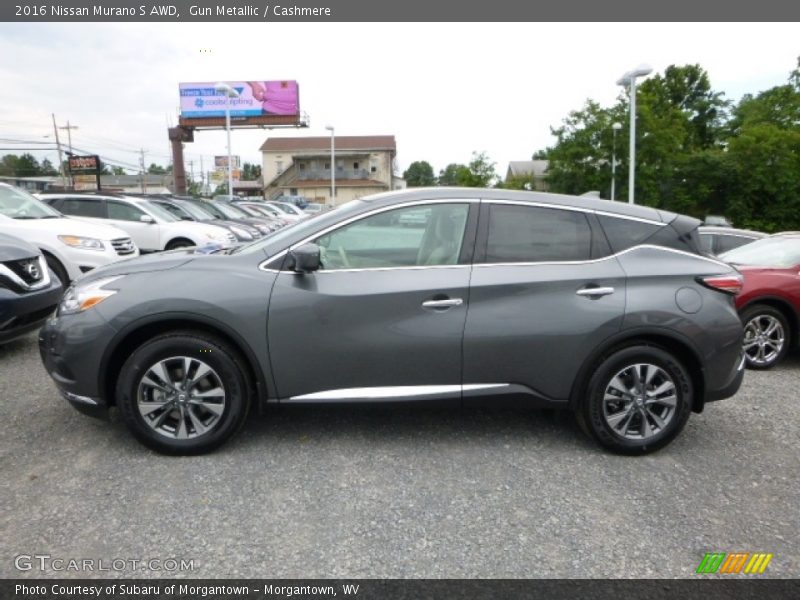 Gun Metallic / Cashmere 2016 Nissan Murano S AWD