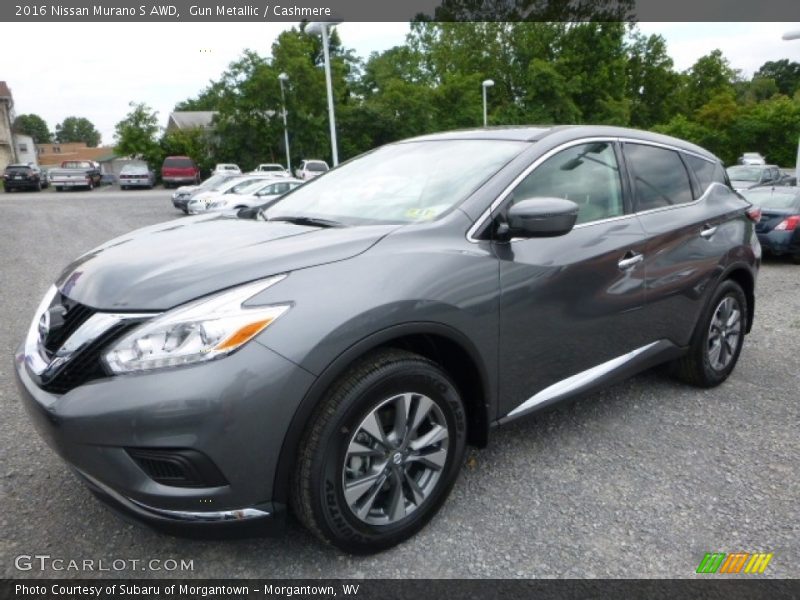 Gun Metallic / Cashmere 2016 Nissan Murano S AWD