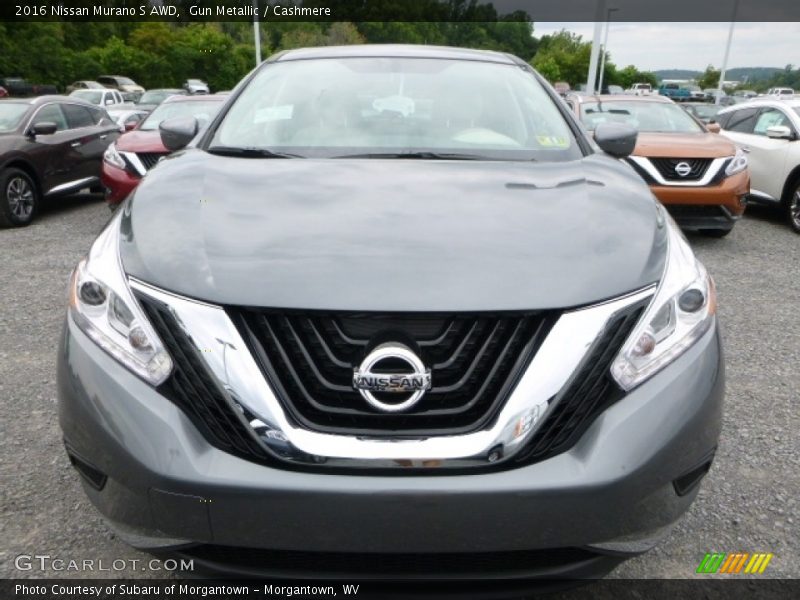 Gun Metallic / Cashmere 2016 Nissan Murano S AWD
