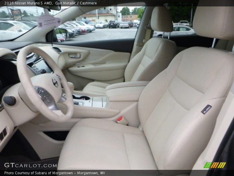 Gun Metallic / Cashmere 2016 Nissan Murano S AWD