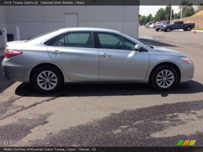 Celestial Silver Metallic / Black 2015 Toyota Camry LE