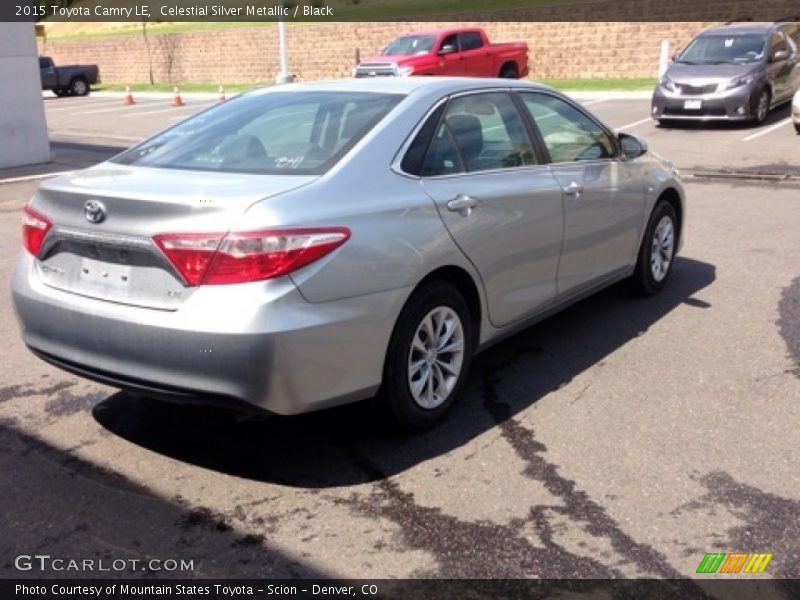 Celestial Silver Metallic / Black 2015 Toyota Camry LE
