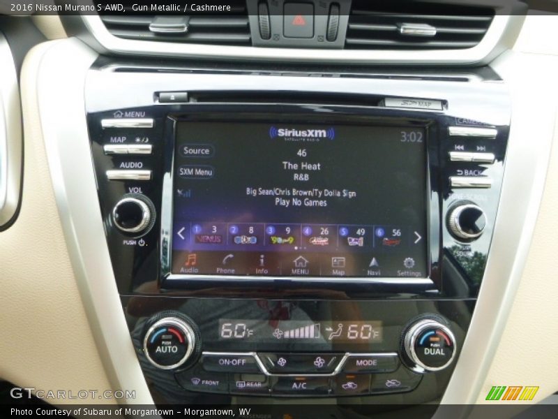 Gun Metallic / Cashmere 2016 Nissan Murano S AWD