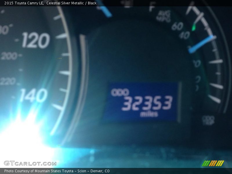 Celestial Silver Metallic / Black 2015 Toyota Camry LE