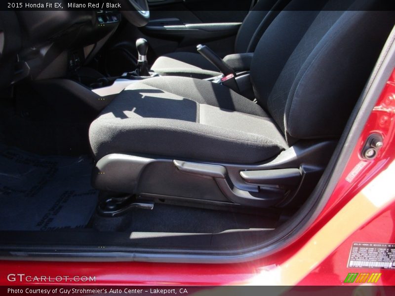 Milano Red / Black 2015 Honda Fit EX