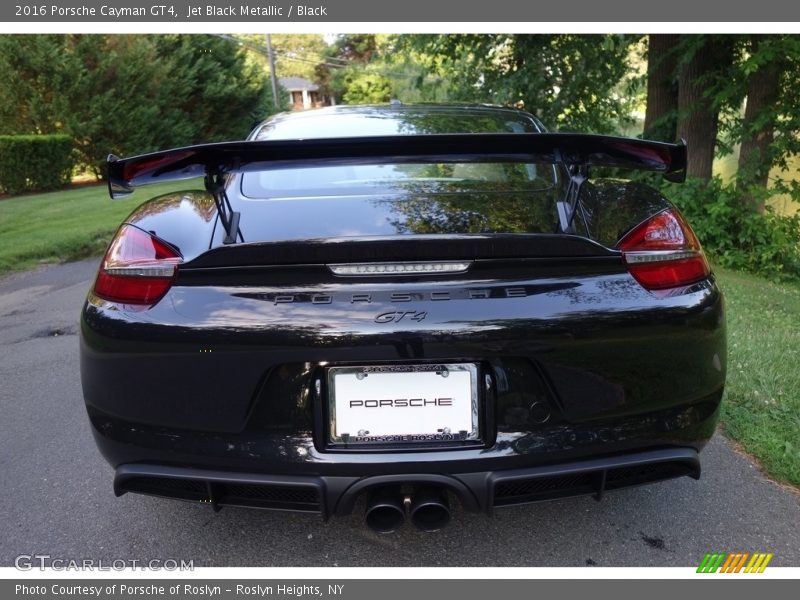 Jet Black Metallic / Black 2016 Porsche Cayman GT4