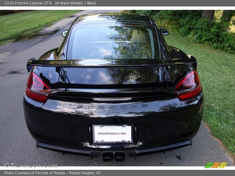 Jet Black Metallic / Black 2016 Porsche Cayman GT4