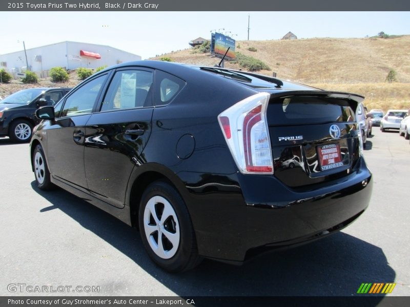 Black / Dark Gray 2015 Toyota Prius Two Hybrid