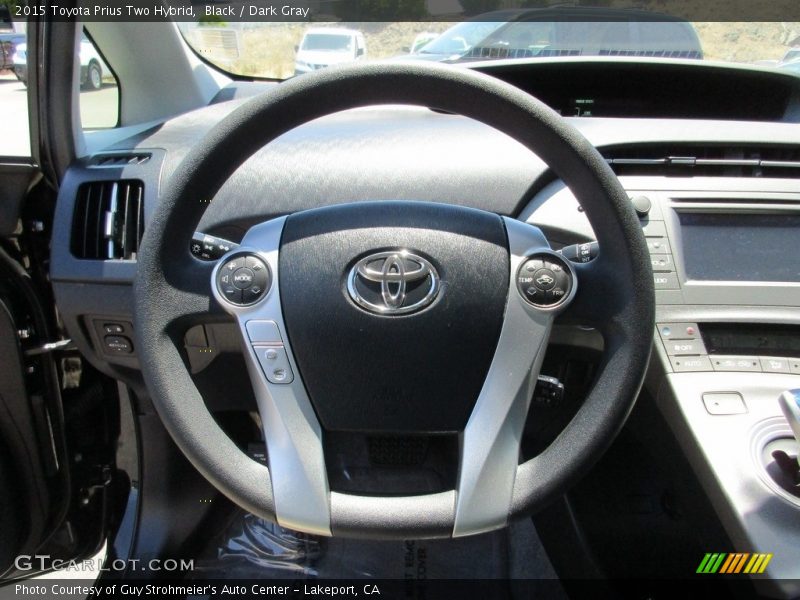 Black / Dark Gray 2015 Toyota Prius Two Hybrid