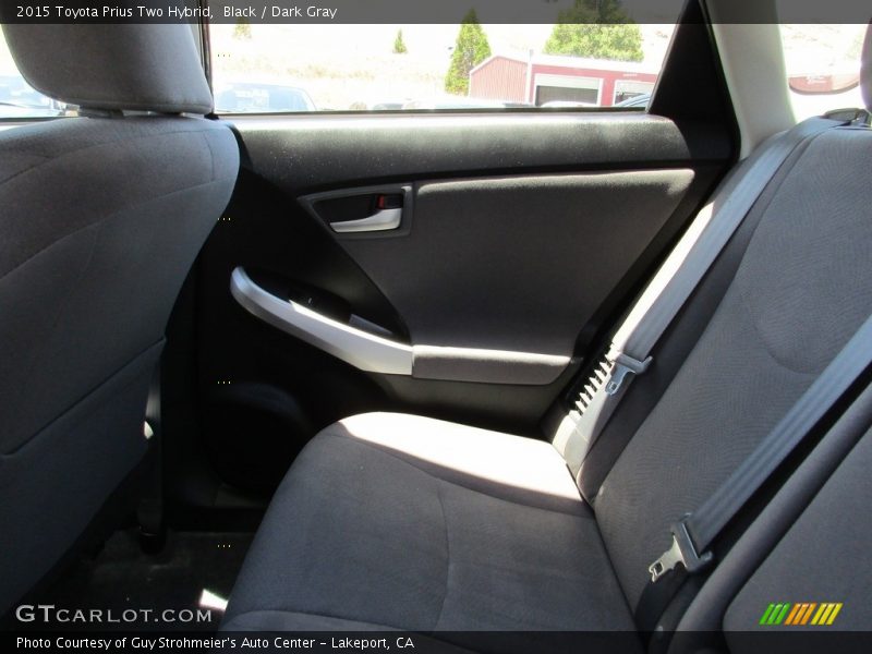 Black / Dark Gray 2015 Toyota Prius Two Hybrid