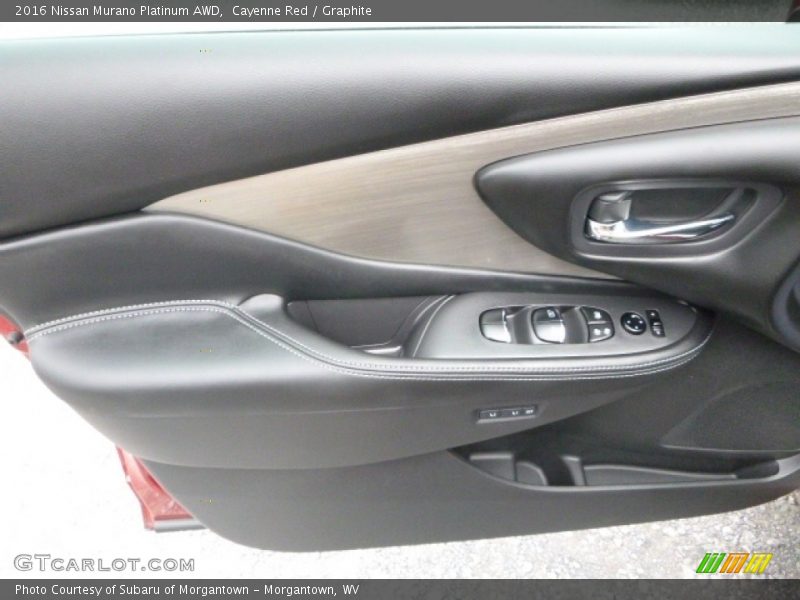 Cayenne Red / Graphite 2016 Nissan Murano Platinum AWD