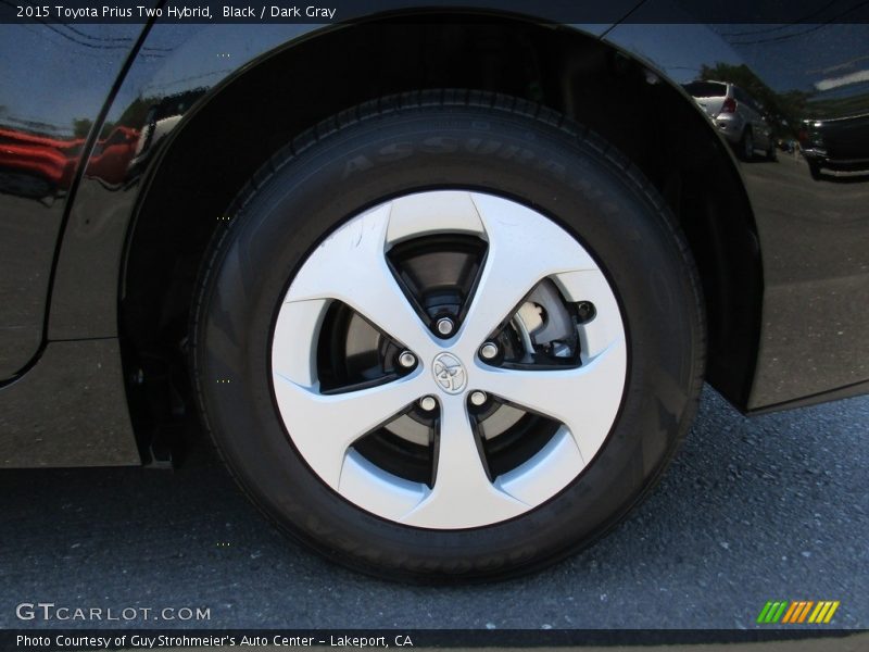 Black / Dark Gray 2015 Toyota Prius Two Hybrid