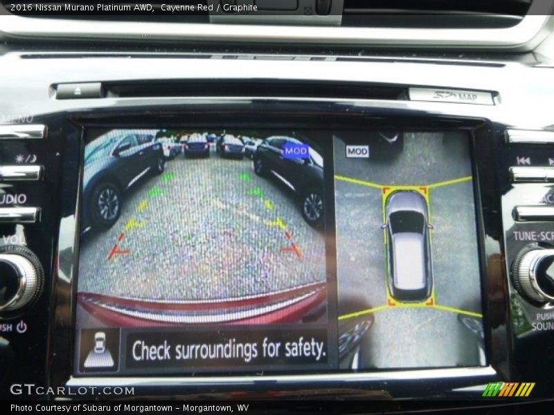 Cayenne Red / Graphite 2016 Nissan Murano Platinum AWD