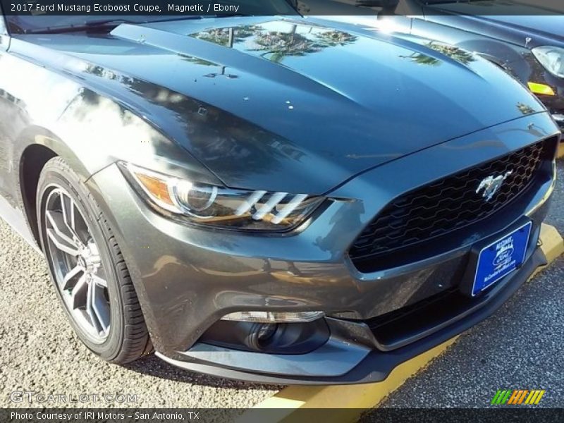 Magnetic / Ebony 2017 Ford Mustang Ecoboost Coupe