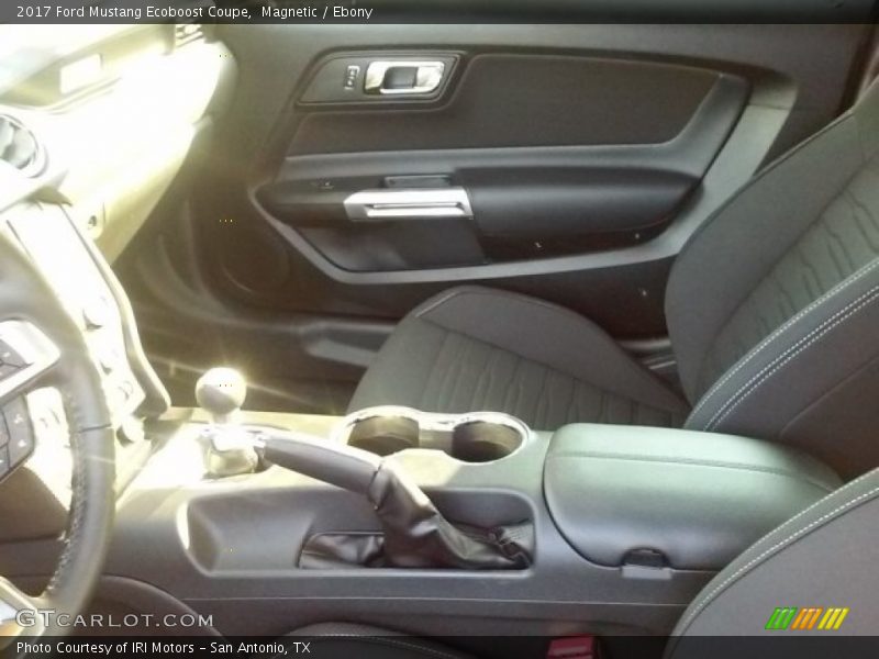 Magnetic / Ebony 2017 Ford Mustang Ecoboost Coupe