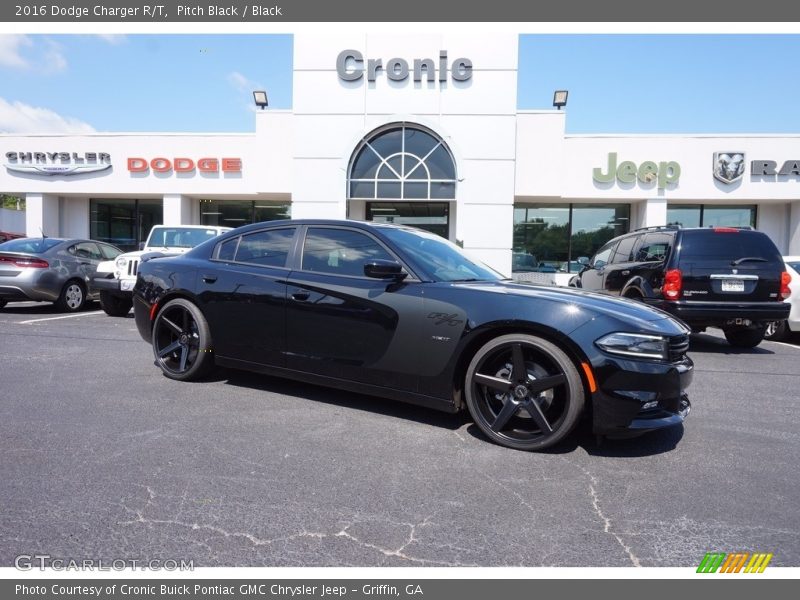 Pitch Black / Black 2016 Dodge Charger R/T