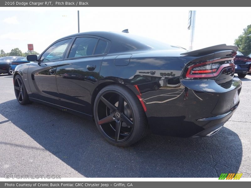 Pitch Black / Black 2016 Dodge Charger R/T