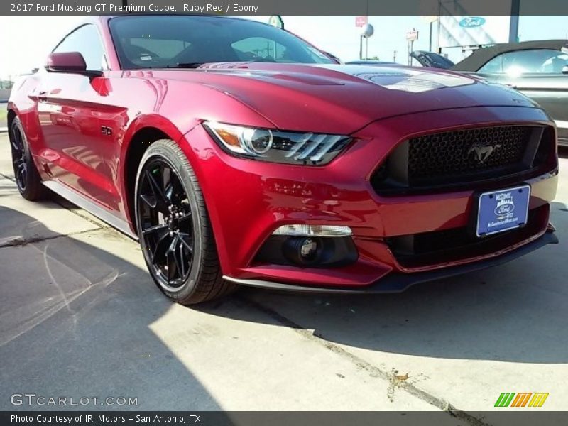 Ruby Red / Ebony 2017 Ford Mustang GT Premium Coupe
