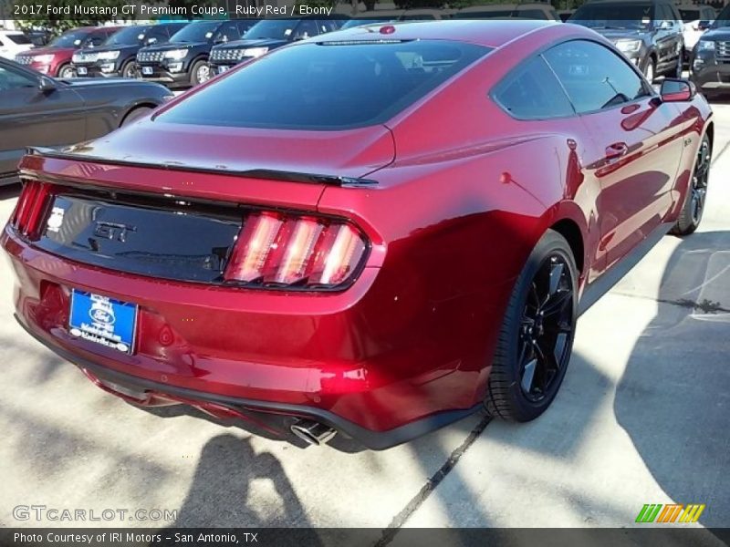 Ruby Red / Ebony 2017 Ford Mustang GT Premium Coupe