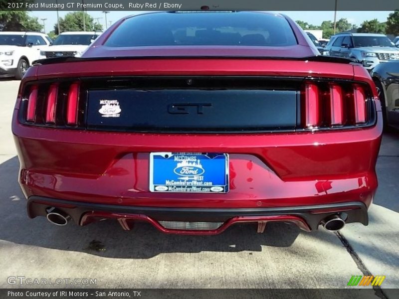 Ruby Red / Ebony 2017 Ford Mustang GT Premium Coupe