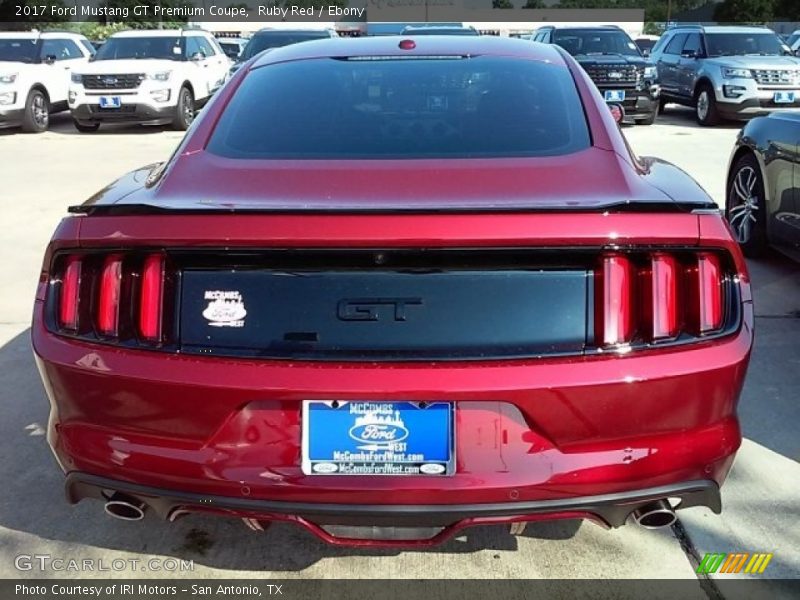 Ruby Red / Ebony 2017 Ford Mustang GT Premium Coupe