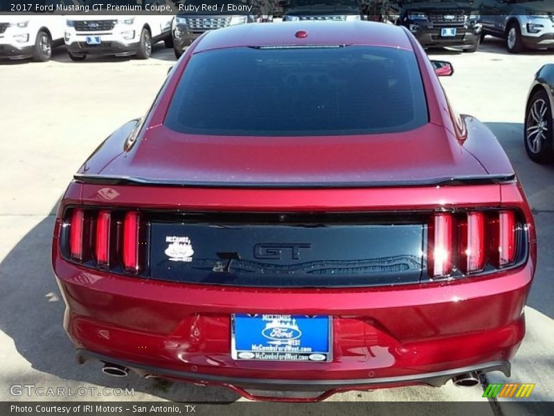 Ruby Red / Ebony 2017 Ford Mustang GT Premium Coupe