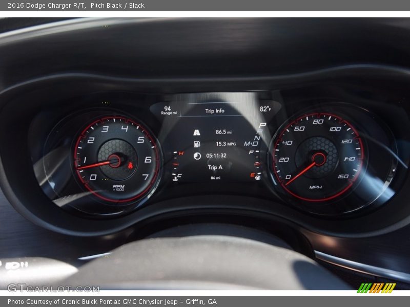 Pitch Black / Black 2016 Dodge Charger R/T