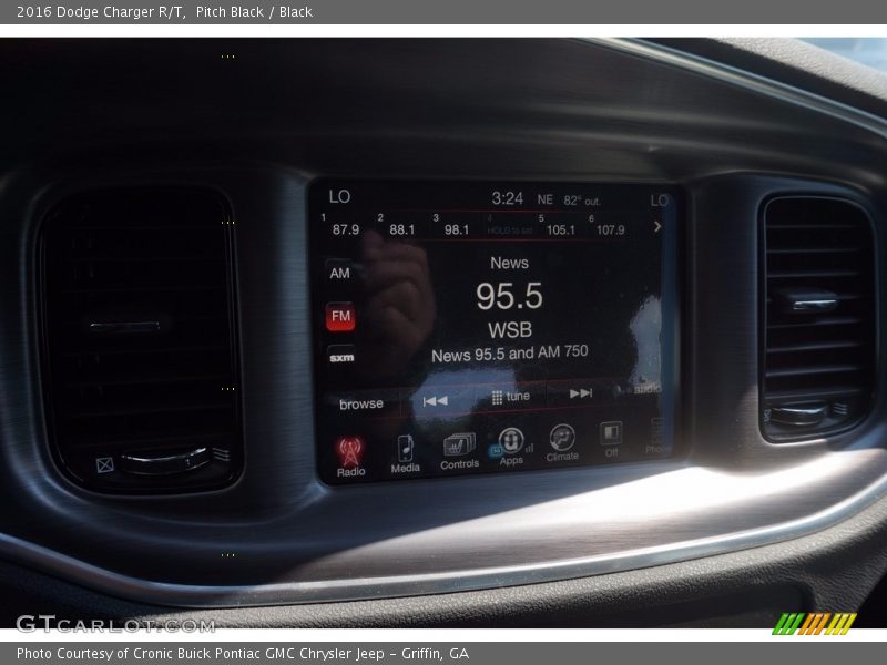 Pitch Black / Black 2016 Dodge Charger R/T