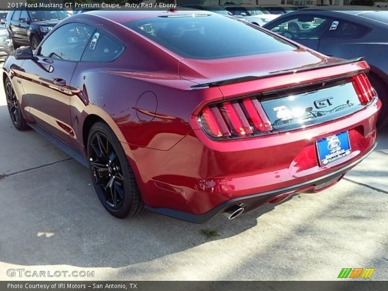 Ruby Red / Ebony 2017 Ford Mustang GT Premium Coupe