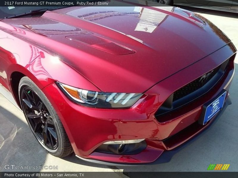 Ruby Red / Ebony 2017 Ford Mustang GT Premium Coupe