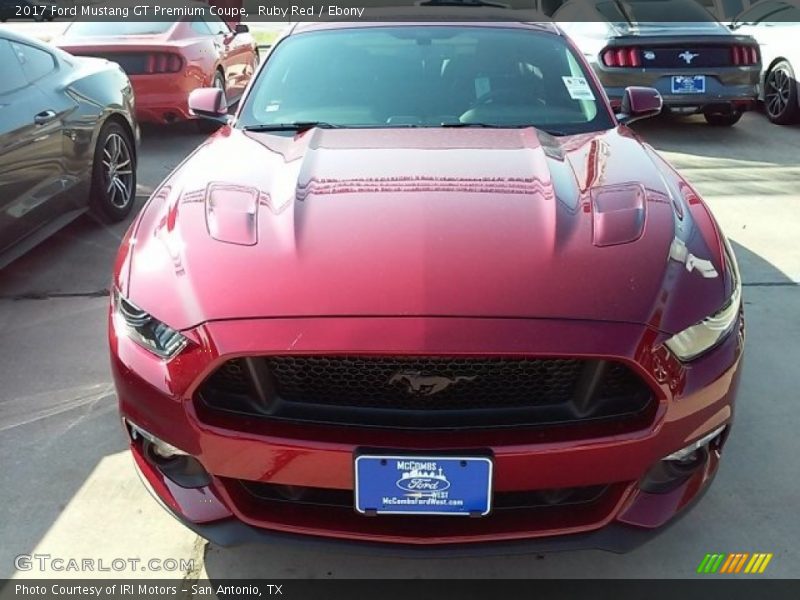 Ruby Red / Ebony 2017 Ford Mustang GT Premium Coupe