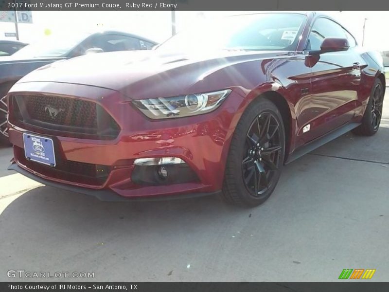 Ruby Red / Ebony 2017 Ford Mustang GT Premium Coupe