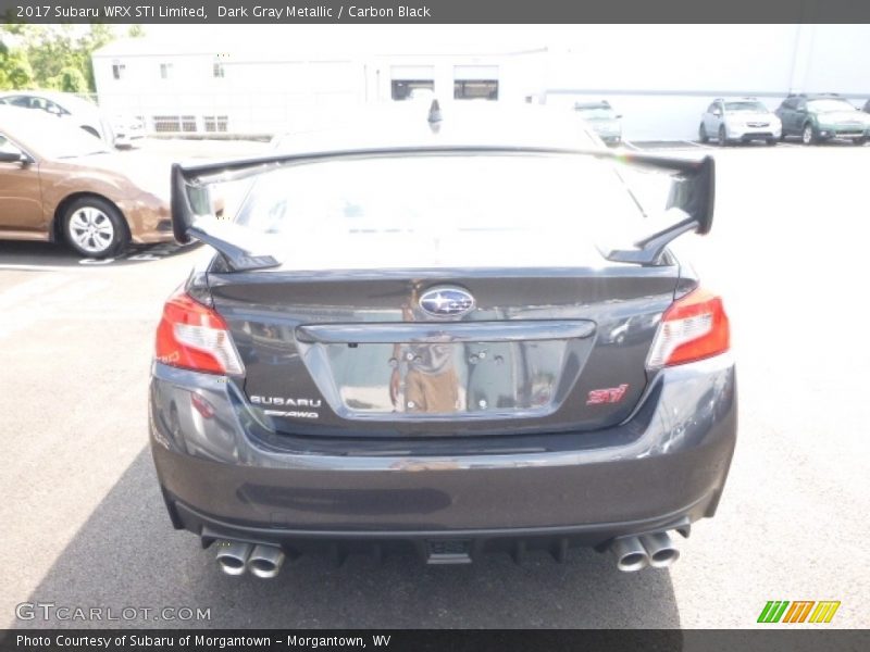 Dark Gray Metallic / Carbon Black 2017 Subaru WRX STI Limited