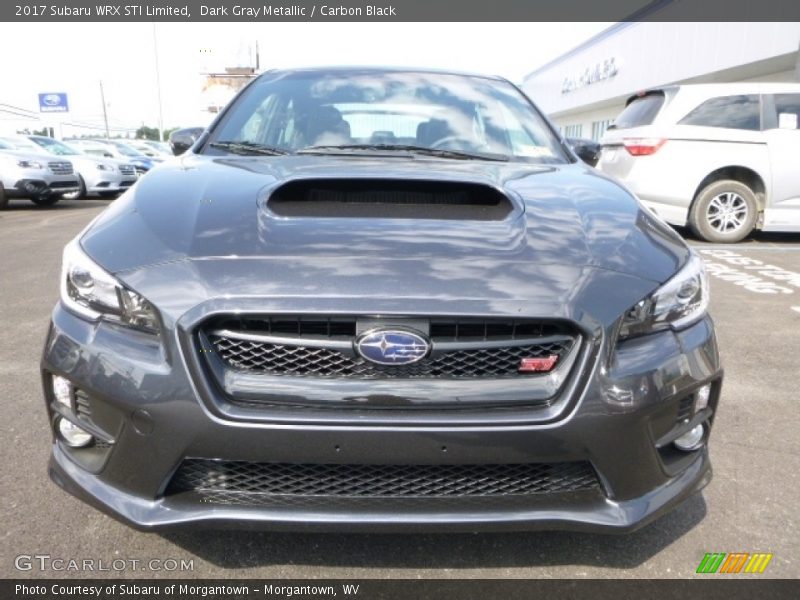 Dark Gray Metallic / Carbon Black 2017 Subaru WRX STI Limited