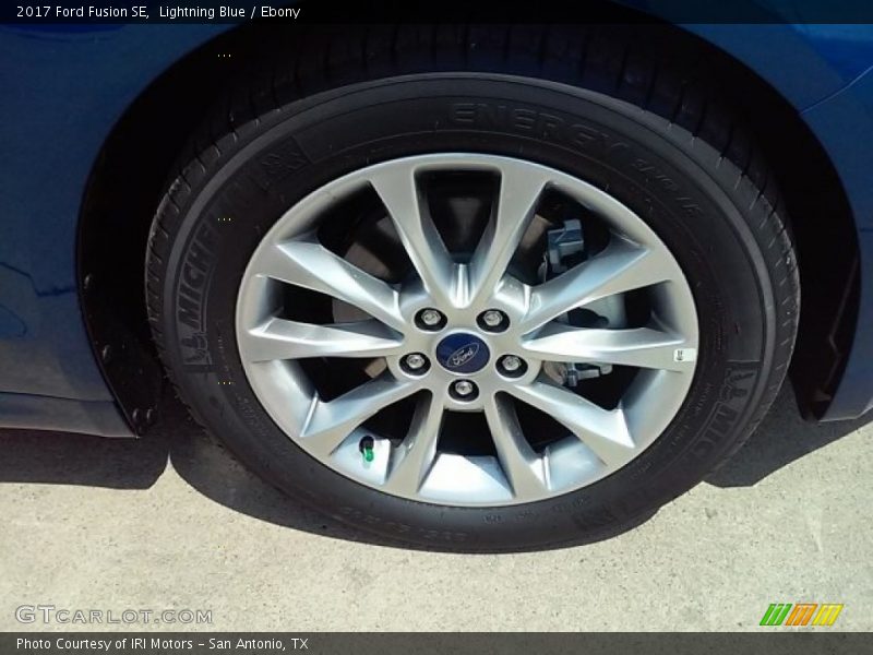 Lightning Blue / Ebony 2017 Ford Fusion SE
