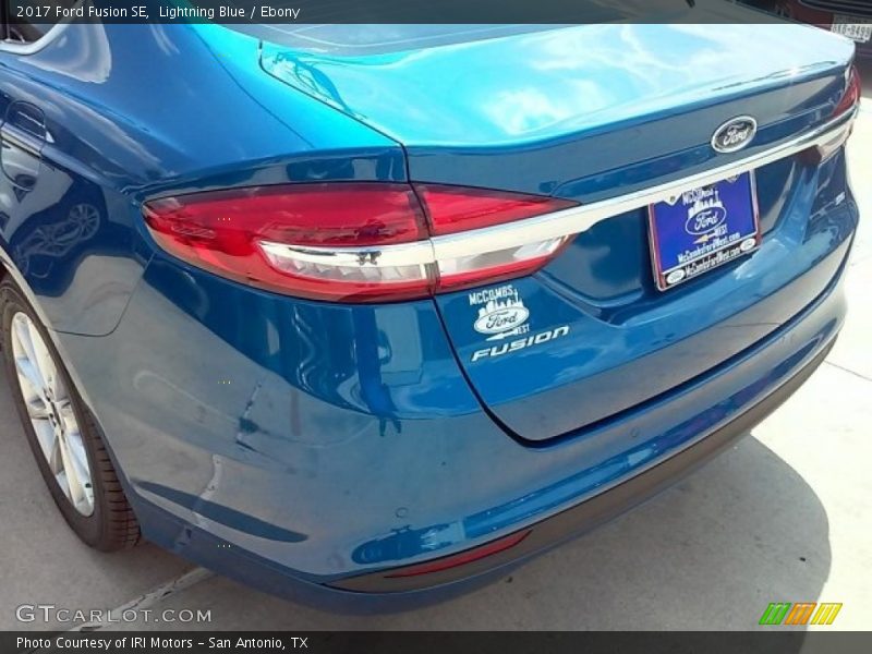 Lightning Blue / Ebony 2017 Ford Fusion SE