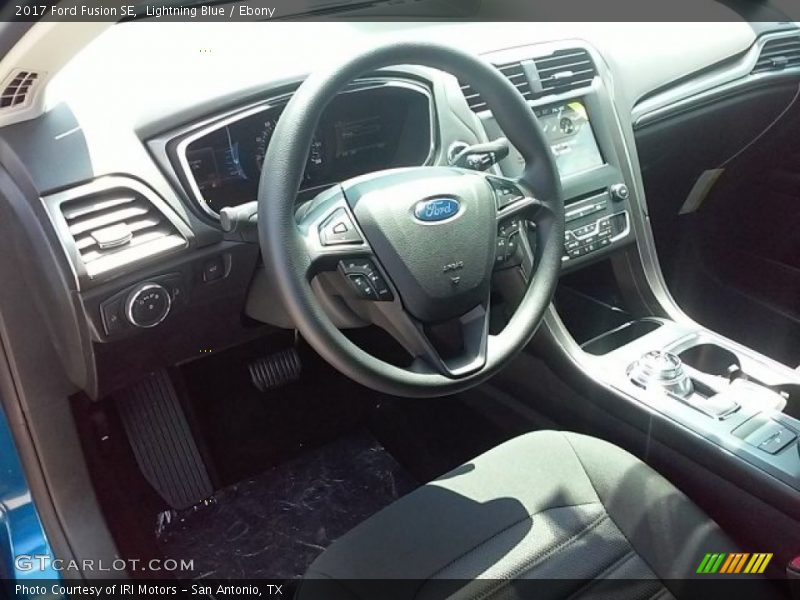 Lightning Blue / Ebony 2017 Ford Fusion SE