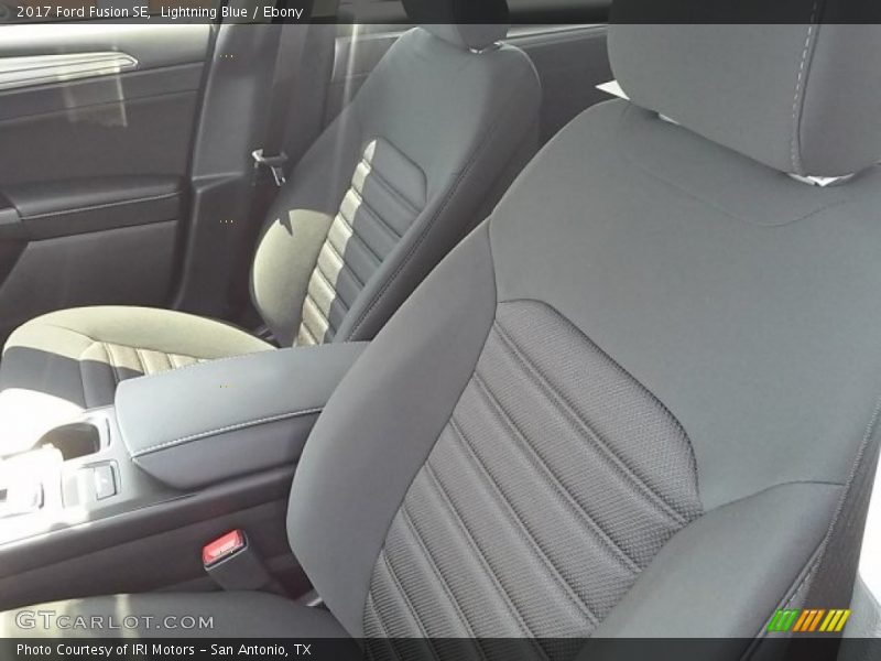 Lightning Blue / Ebony 2017 Ford Fusion SE