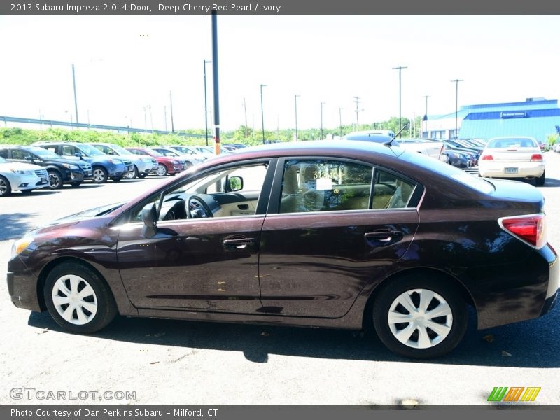 Deep Cherry Red Pearl / Ivory 2013 Subaru Impreza 2.0i 4 Door