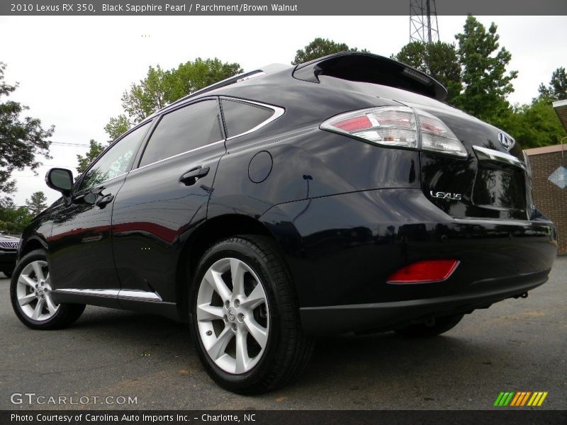 Black Sapphire Pearl / Parchment/Brown Walnut 2010 Lexus RX 350