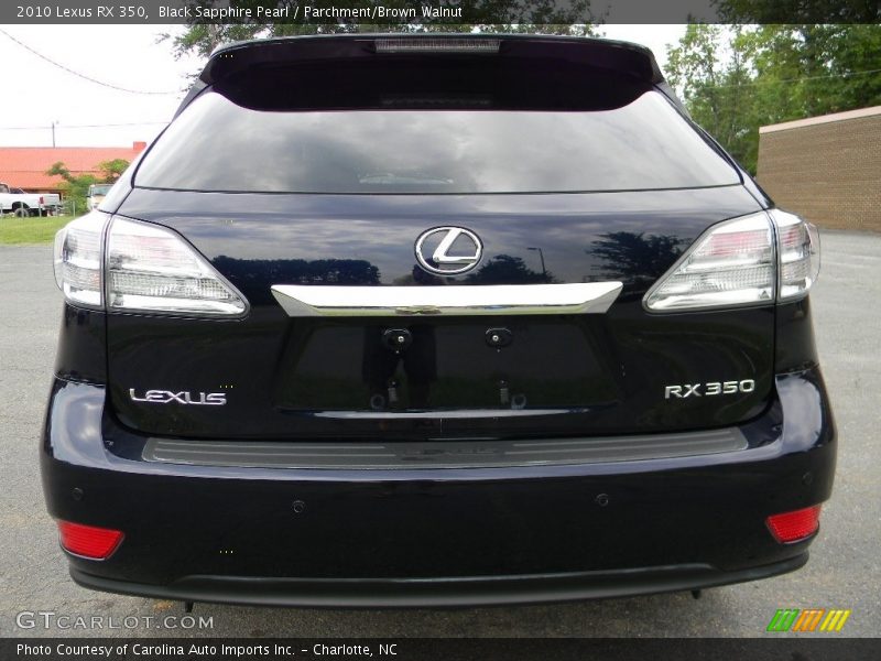 Black Sapphire Pearl / Parchment/Brown Walnut 2010 Lexus RX 350