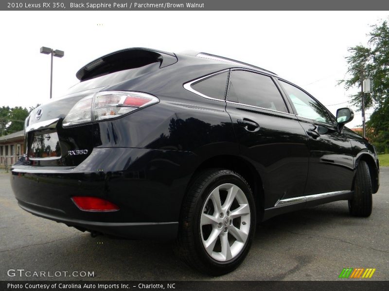 Black Sapphire Pearl / Parchment/Brown Walnut 2010 Lexus RX 350