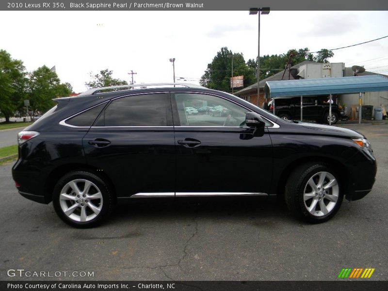 Black Sapphire Pearl / Parchment/Brown Walnut 2010 Lexus RX 350